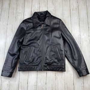 Mens WILSONS Leather Biker Jacket Size S With3M🔥